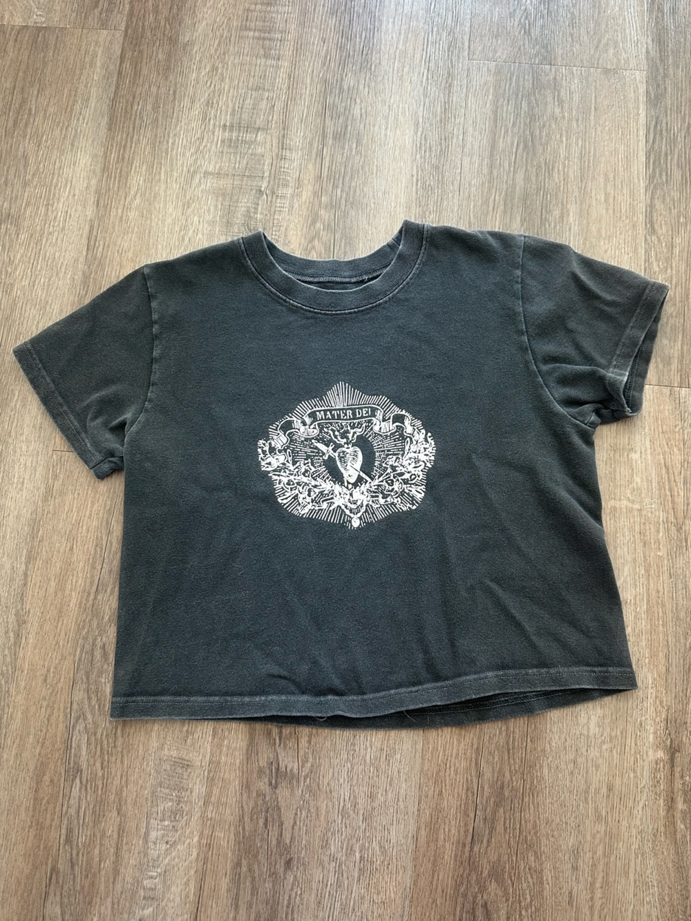 Brandy Melville John Galt Graphic Baby Tee